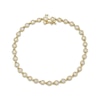 Thumbnail Image 1 of KAY Lab-Grown Diamonds Bezel-Set Link Bracelet 1-1/3 ct tw 10K Yellow Gold 7"
