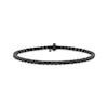 Thumbnail Image 1 of Men's Black Diamond Tennis Bracelet 5 ct tw Sterling Silver with Black Rhodium 8.5"