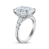 Thumbnail Image 2 of Adore Lab-Grown Diamonds Radiant-Cut Hidden Halo Engagement Ring 9 ct tw 14K White Gold
