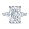 Thumbnail Image 3 of Adore Lab-Grown Diamonds Radiant-Cut Hidden Halo Engagement Ring 9 ct tw 14K White Gold