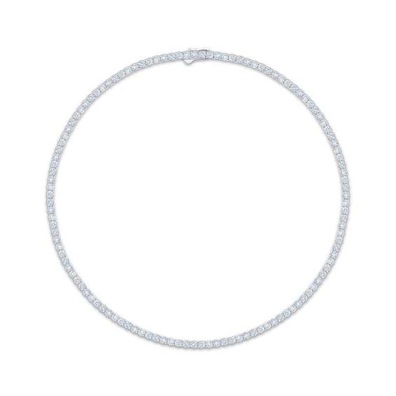 KAY Lab-Grown Diamonds Certified Tennis Necklace 18 ct tw 10K White Gold 17"