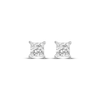 Thumbnail Image 1 of Lab-Created Diamonds by KAY Princess-Cut Solitaire Stud Earrings 1/3 ct tw 10K White Gold (I/SI2)