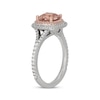 Thumbnail Image 1 of Neil Lane Cushion-Cut Morganite & Diamond Engagement Ring 1/2 ct tw 14K Two-Tone Gold