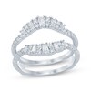 Thumbnail Image 1 of Adore Tapered Baguette & Round-Cut Diamond Enhancer Ring 3/4 ct tw 14K White Gold