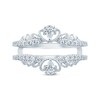 Pear-Shaped Diamond Enhancer Ring 5/8 ct tw 14K White Gold