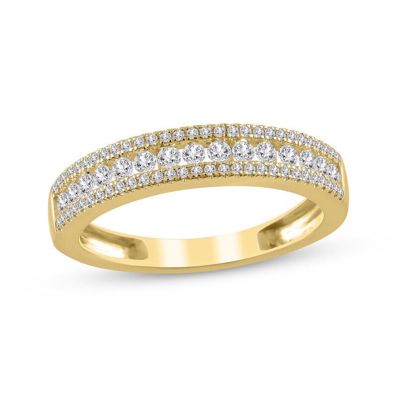 Main Image 1 of Diamond Anniversary Band 1/2 ct tw 14K Yellow Gold