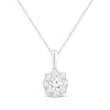 Thumbnail Image 1 of Multi-Diamond Necklace 1/2 ct tw 14K White Gold 19"