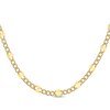 Thumbnail Image 0 of Italian Brilliance Semi-Solid Diamond-Cut Figaro Chain Necklace 14K Yellow Gold 20"