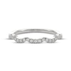 Thumbnail Image 3 of THE LEO First Light Diamond Contour Wedding Band 1/5 ct tw 14K White Gold
