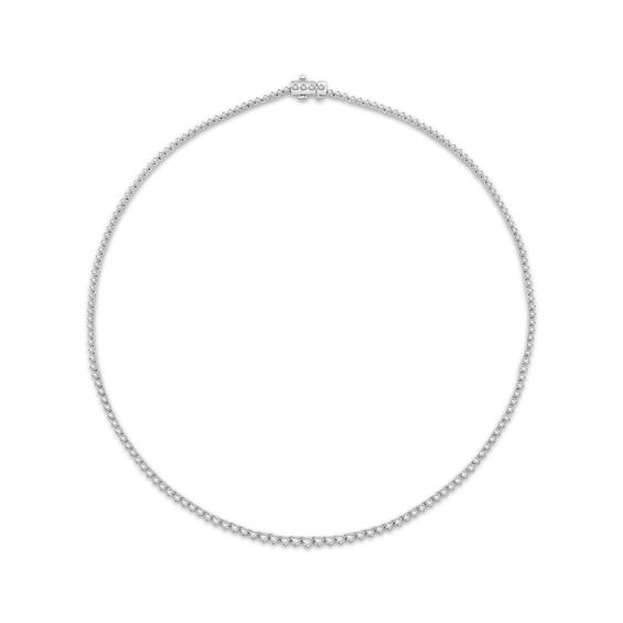 Diamond Riviera Necklace 4 ct tw 10K White Gold 17
