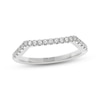 Thumbnail Image 1 of THE LEO Prisma Diamond Contour Wedding Band 1/5 ct tw 14K White Gold