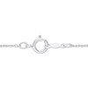 Thumbnail Image 3 of Diamond Oval Loop Necklace 1/4 ct tw 14K White Gold