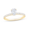 Thumbnail Image 1 of Adore Oval-Cut Diamond Engagement Ring 7/8 ct tw 14K Yellow Gold