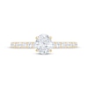 Thumbnail Image 3 of Adore Oval-Cut Diamond Engagement Ring 7/8 ct tw 14K Yellow Gold