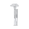 Thumbnail Image 2 of Adore Multi-Diamond Pear-Shape Milgrain Bridal Set 1/3 ct tw 10K White Gold