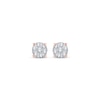 Thumbnail Image 2 of Multi-Diamond Stud Earrings 1/10 ct tw 10K Rose Gold
