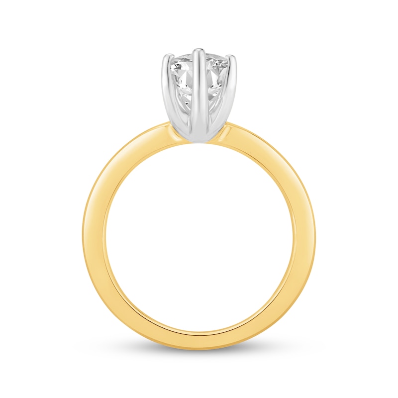 Main Image 2 of Adore Marquise-Cut Lab-Grown Diamond Solitaire Engagement Ring 1-1/2 ct tw 14K Yellow Gold (F/VS2)