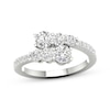 Thumbnail Image 1 of KAY Lab-Grown Diamonds Graduated Bypass Fashion Ring 1 ct tw 14K White Gold