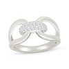 Thumbnail Image 1 of Diamond Open-Loop Ring 1/5 ct tw Sterling Silver