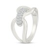 Thumbnail Image 2 of Diamond Open-Loop Ring 1/5 ct tw Sterling Silver