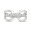Thumbnail Image 4 of Diamond Open-Loop Ring 1/5 ct tw Sterling Silver