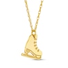 Thumbnail Image 2 of Ice Skate Necklace 14K Yellow Gold 18"