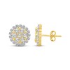 Thumbnail Image 3 of Multi-Diamond Stud Earrings 1-1/2 ct tw 10K Yellow Gold
