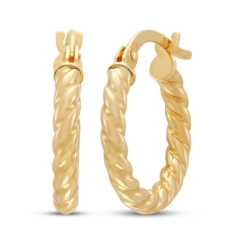 Main Image 4 of Hoop Earrings Set 10K Yellow Gold