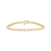 Thumbnail Image 1 of KAY Lab-Grown Diamonds Twist Link Bracelet 1 ct tw 10K Yellow Gold 7.25"