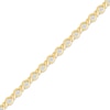 Thumbnail Image 2 of KAY Lab-Grown Diamonds Twist Link Bracelet 1 ct tw 10K Yellow Gold 7.25"