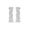 Thumbnail Image 2 of Diamond Accent Twist Hoop Earrings Sterling Silver