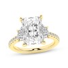 Thumbnail Image 1 of Adore Lab-Grown Diamonds Radiant-Cut Engagement Ring 5-7/8 ct tw 14K Yellow Gold