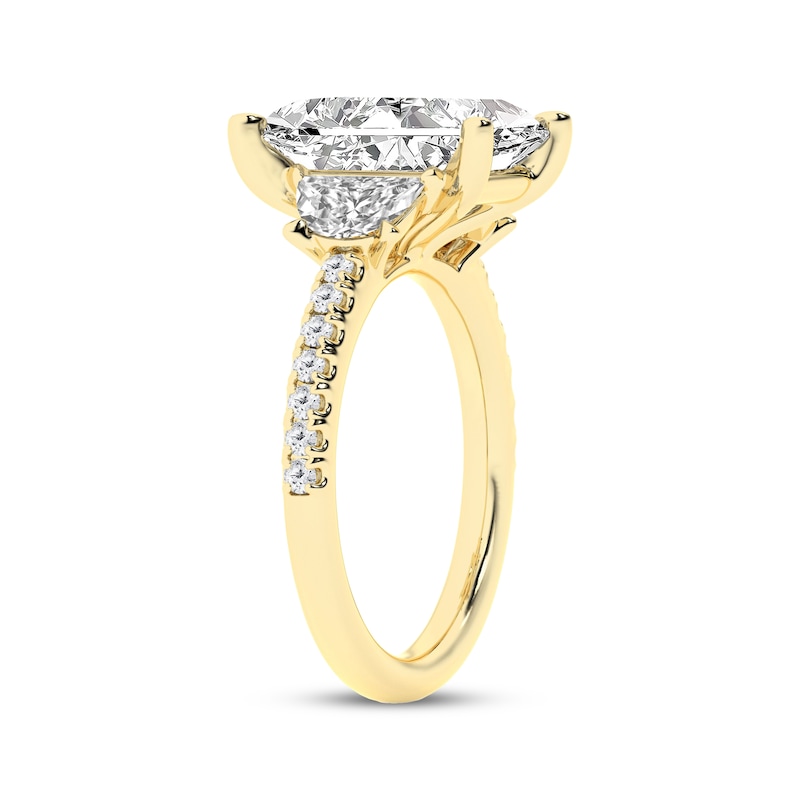 Main Image 2 of Adore Lab-Grown Diamonds Radiant-Cut Engagement Ring 5-7/8 ct tw 14K Yellow Gold