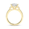 Thumbnail Image 3 of Adore Lab-Grown Diamonds Radiant-Cut Engagement Ring 5-7/8 ct tw 14K Yellow Gold