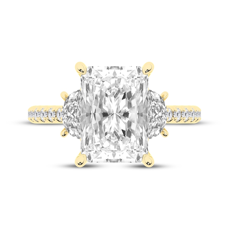 Main Image 4 of Adore Lab-Grown Diamonds Radiant-Cut Engagement Ring 5-7/8 ct tw 14K Yellow Gold