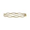 Thumbnail Image 1 of Open Twist Bangle Bracelet 10K Yellow Gold