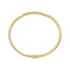 Thumbnail Image 3 of Polished Tube Bypass Bangle Bracelet 10K Yellow Gold 7.25"