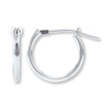 Thumbnail Image 0 of Hoop Earrings 14K White Gold