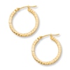 Thumbnail Image 0 of Hoop Earrings 14K Yellow Gold 20mm