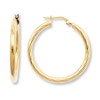 Thumbnail Image 0 of Twisted Hoop Earrings 14K Yellow Gold 30mm