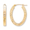 Hoop Earrings 10K Yellow Gold