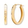 Hoop Earrings 10K Yellow Gold