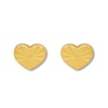 Thumbnail Image 1 of Child's Heart Earrings 14K Yellow Gold