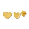 Thumbnail Image 2 of Child's Heart Earrings 14K Yellow Gold