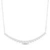 Thumbnail Image 0 of Round-Cut Lab-Created Diamond Smile Necklace 1-1/2 ct tw 14K White Gold 18"