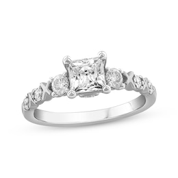 XO from KAY Princess-Cut Diamond Engagement Ring 1-1/3 ct tw 14K White Gold