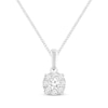 Thumbnail Image 1 of Multi-Diamond Necklace 1/4 ct tw 14K White Gold 19"