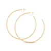 Thumbnail Image 0 of Diamond-Cut Tube Hoop Earrings 14K Yellow Gold 60mm