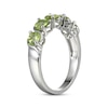 Thumbnail Image 1 of Peridot S-Curve Ring Sterling Silver