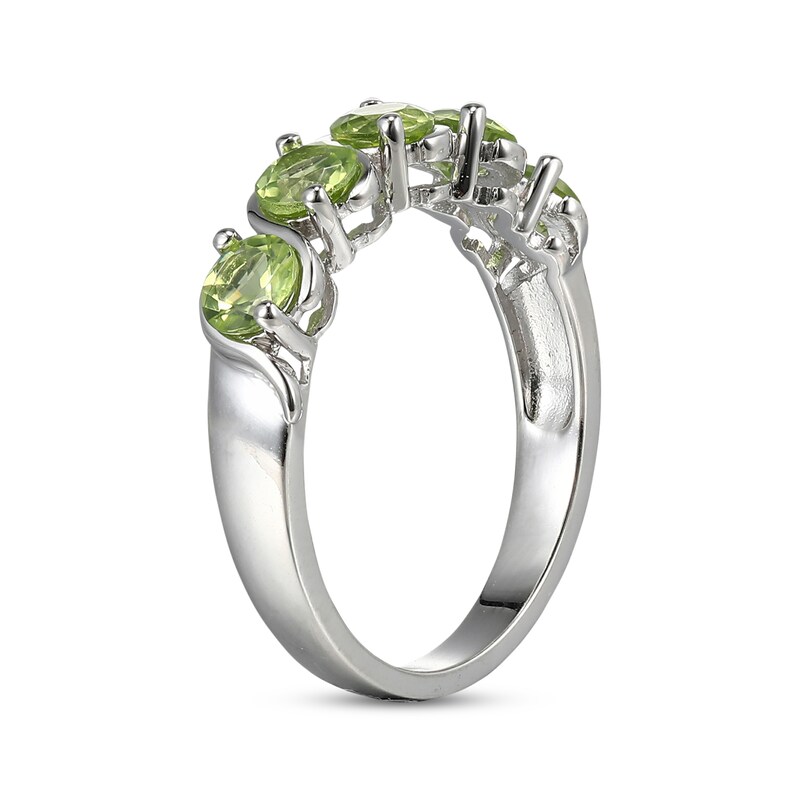 Peridot S-Curve Ring Sterling Silver